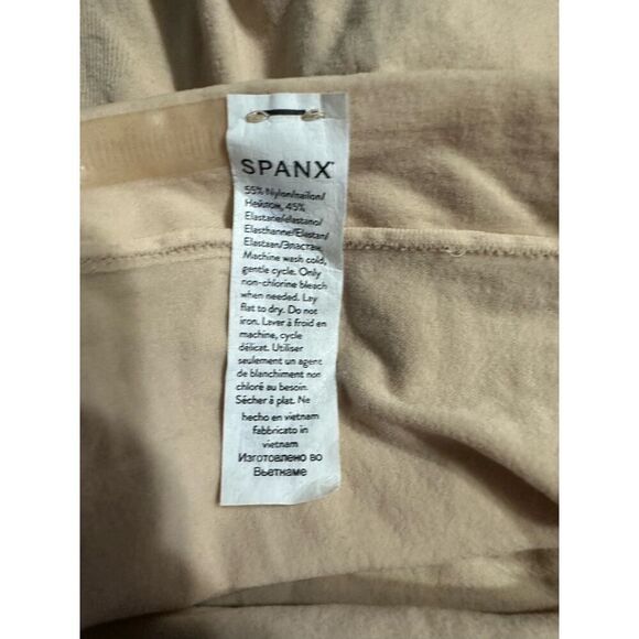 Spanx Shapewear Shorts Women's Large Nude High Waist NWOT - Picture 5 of 10